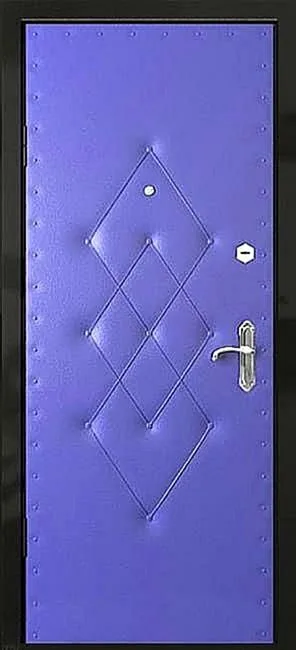 Входная дверь Feuer-11 (Порошковое напыление / Винилискожа) - внутренняя сторона